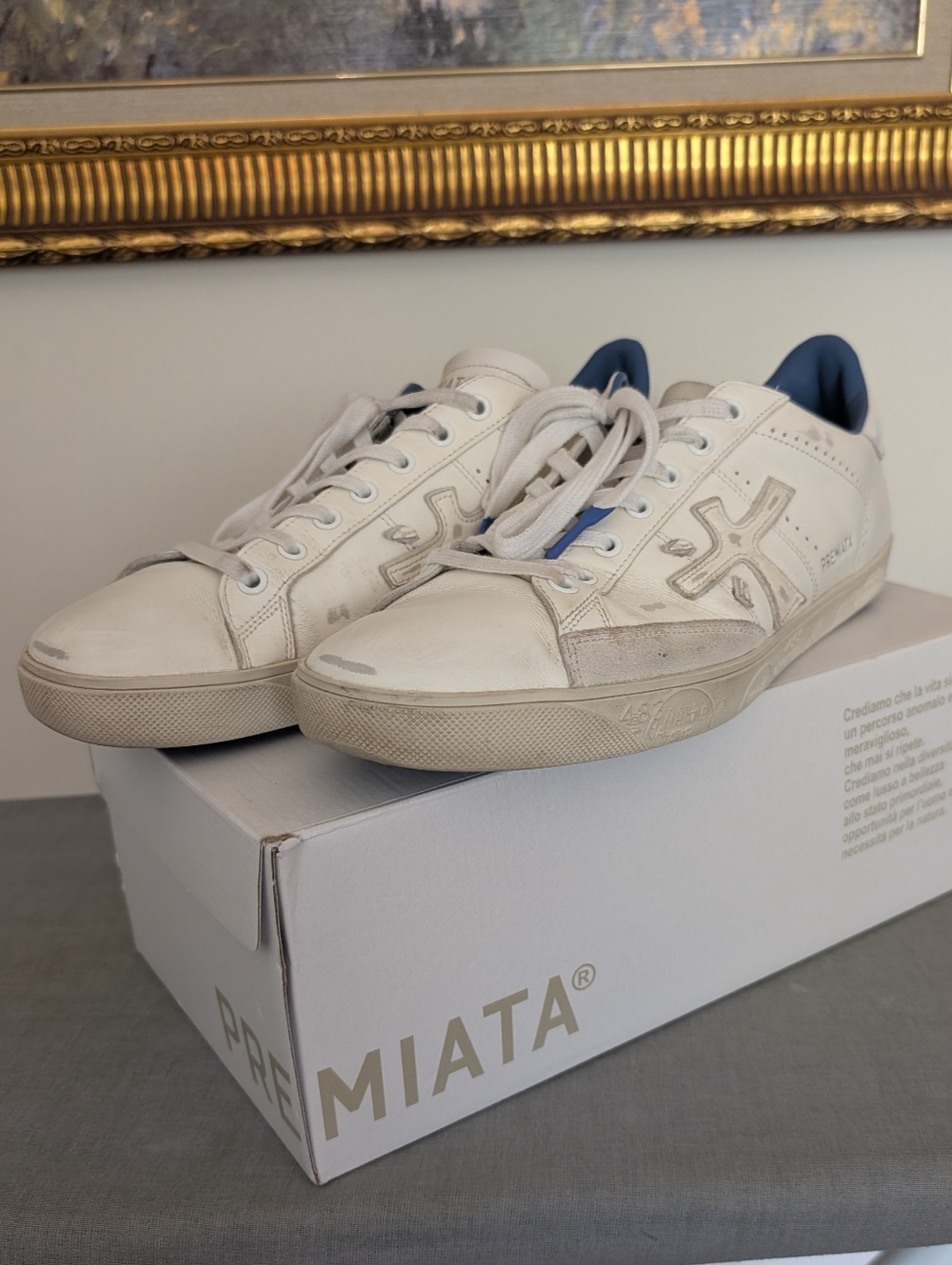 Premiata Steven Limited Edition "Not White" Sneakers 45